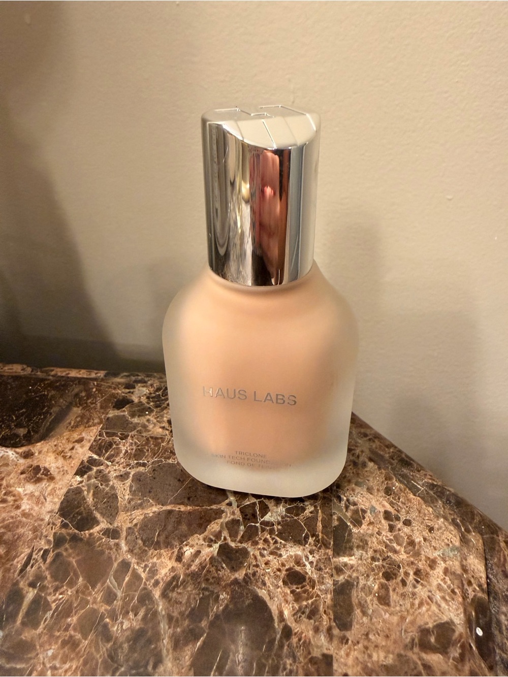 Haus Labs By Lady Gaga Liquid Foundation - Warm Beige Shade with Silver Cap